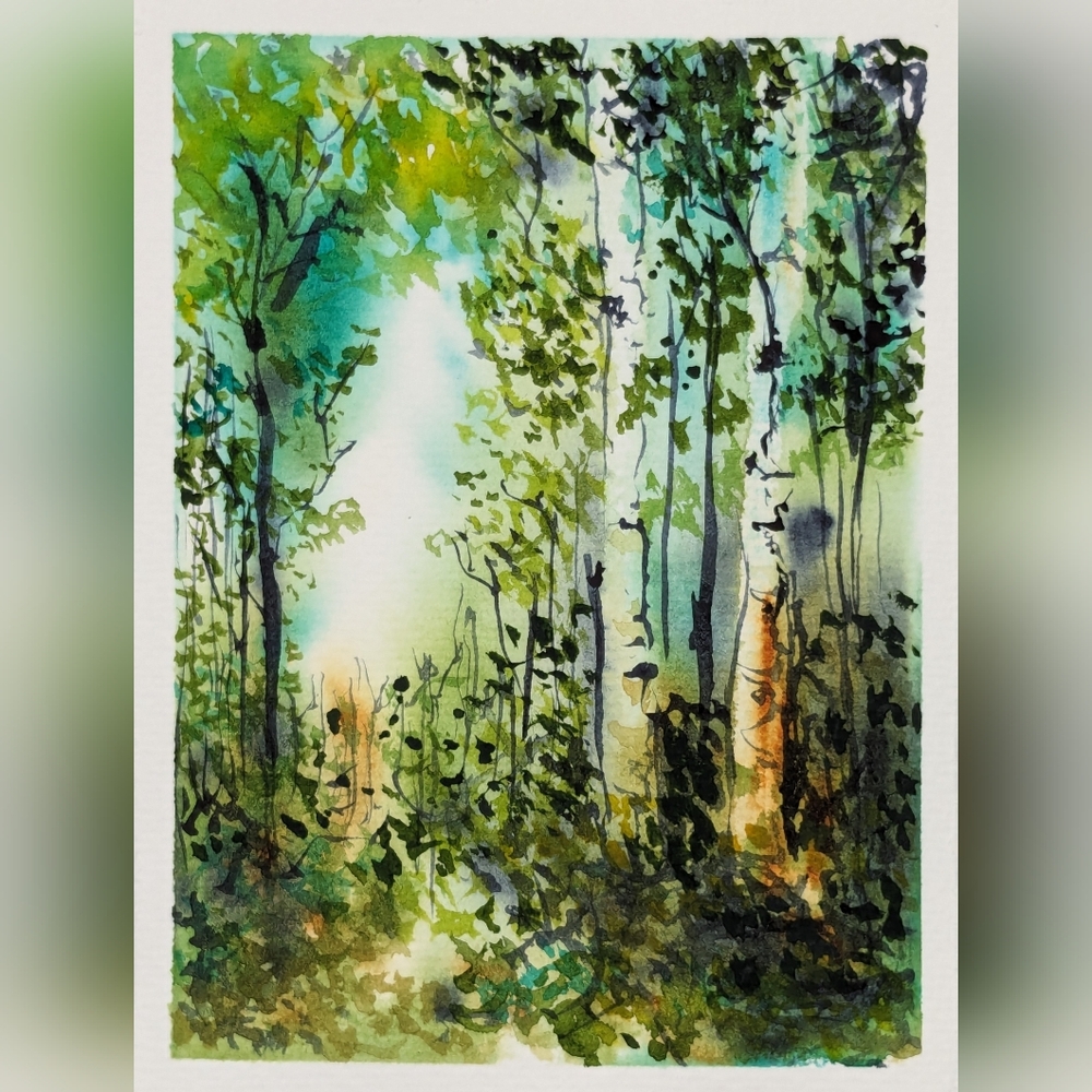 Art Print of Watercolour Painting